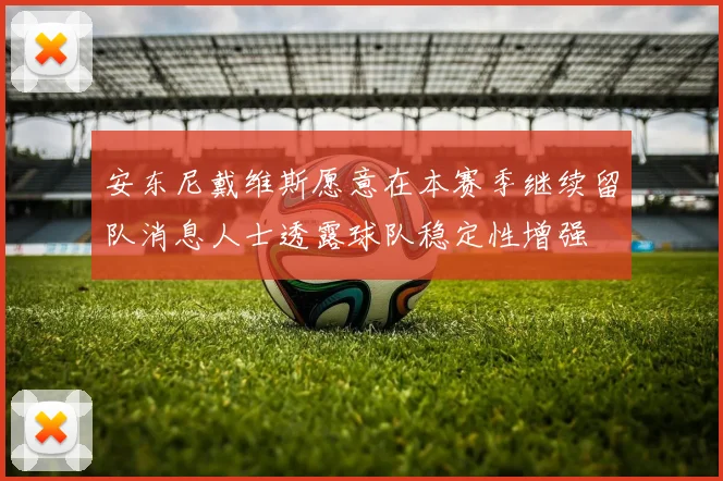 安东尼戴维斯愿意在本赛季继续留队消息人士透露球队稳定性增强